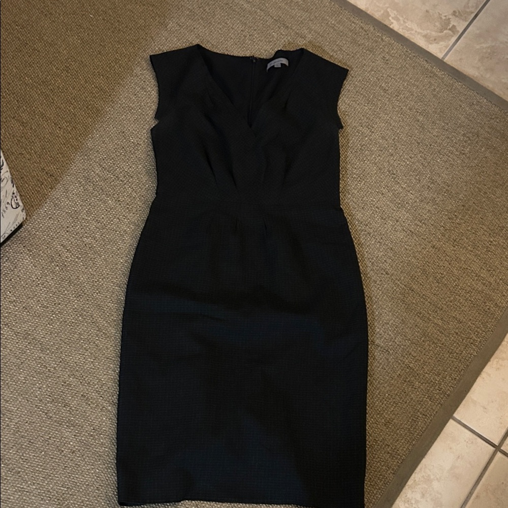 Classiques Entier Black Textured Midi Dress